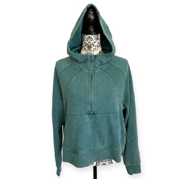90 Degree By Reflex Tops - 90 Degree By Reflex | NWT Deep Teal 3/4 Zip Pullover Hoodie Sweater